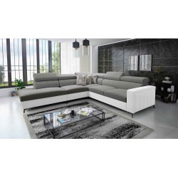 Arco VIII Ecksofa mit Schlaffunktion, verstellbare Kopfstützen tka