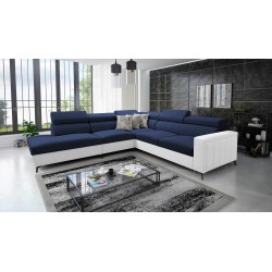 Arco VIII Ecksofa mit Schlaffunktion, verstellbare Kopfstützen tka