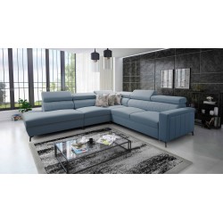 Arco VIII Ecksofa mit Schlaffunktion, verstellbare Kopfstützen tka