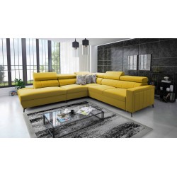 Arco VIII Ecksofa mit Schlaffunktion, verstellbare Kopfstützen tka