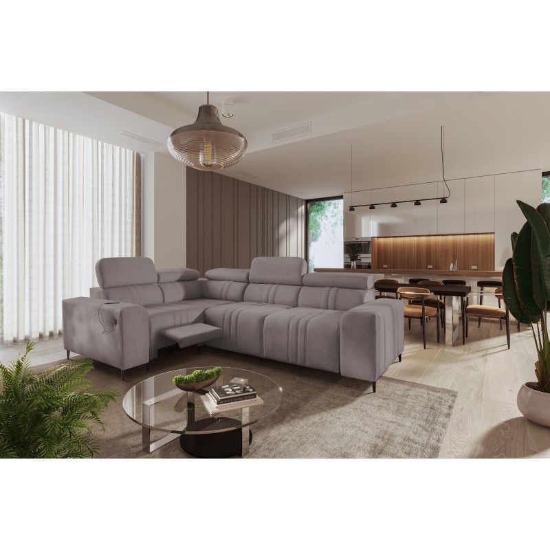 Verona II Mix Corner Sofa with Sleeping Function and Manual Recline | Your Oasis of Comfort