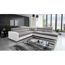 Arco VIII Ecksofa mit Schlaffunktion, verstellbare Kopfstützen tka