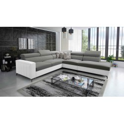Arco VIII Ecksofa mit Schlaffunktion, verstellbare Kopfstützen tka