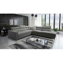 Arco VIII Ecksofa mit Schlaffunktion, verstellbare Kopfstützen tka