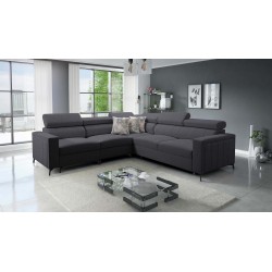 Ecksofa Arco IV mit Schlaffunktion, Stoff Plecionka, Sawana 96 - Eleganz und Funktionalität