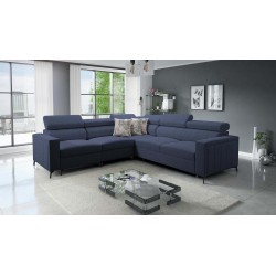 Ecksofa Arco IV mit Schlaffunktion, Stoff Plecionka, Sawana 80 - Eleganz und Funktionalität