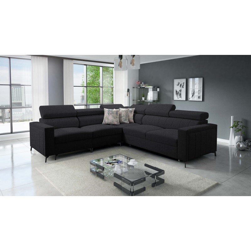 Arco IV corner sofa with a sleeping function, fabric Weave, Sawana 14 - elegance and functionality