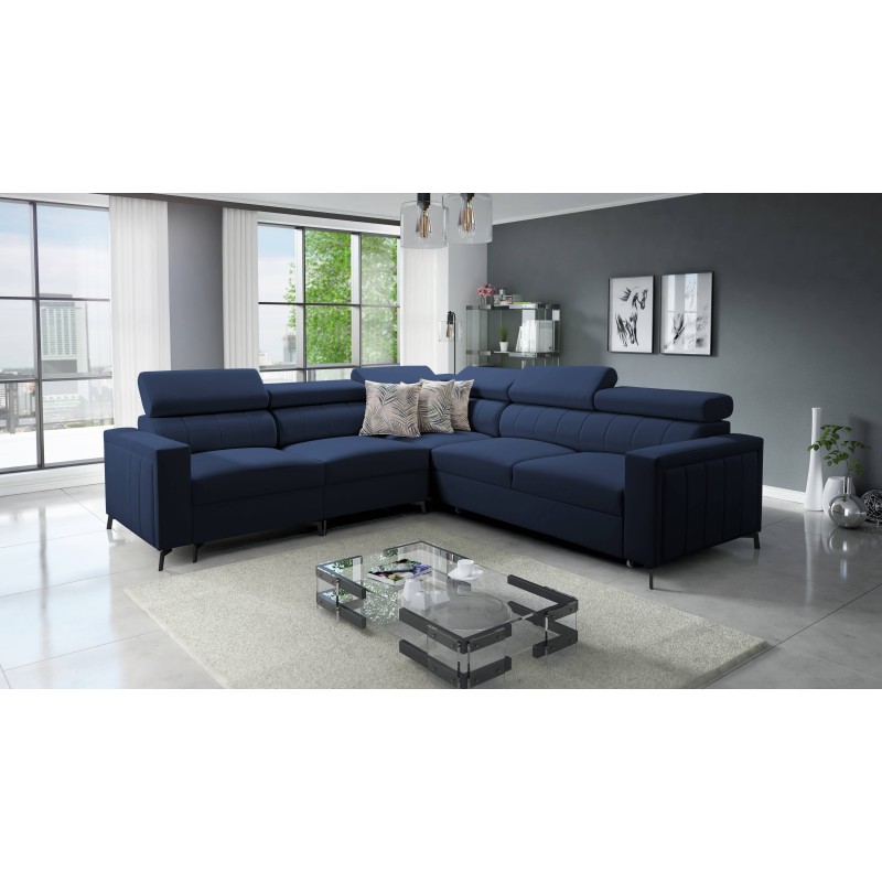 Ecksofa Arco IV mit Schlaffunktion, Stoff Velvet, Mono 241 - Eleganz und Funktionalität Ecksofa Arco IV mit Schlaffunktion, Stoff Velvet, Mono 241 - Eleganz und Funktionalität
