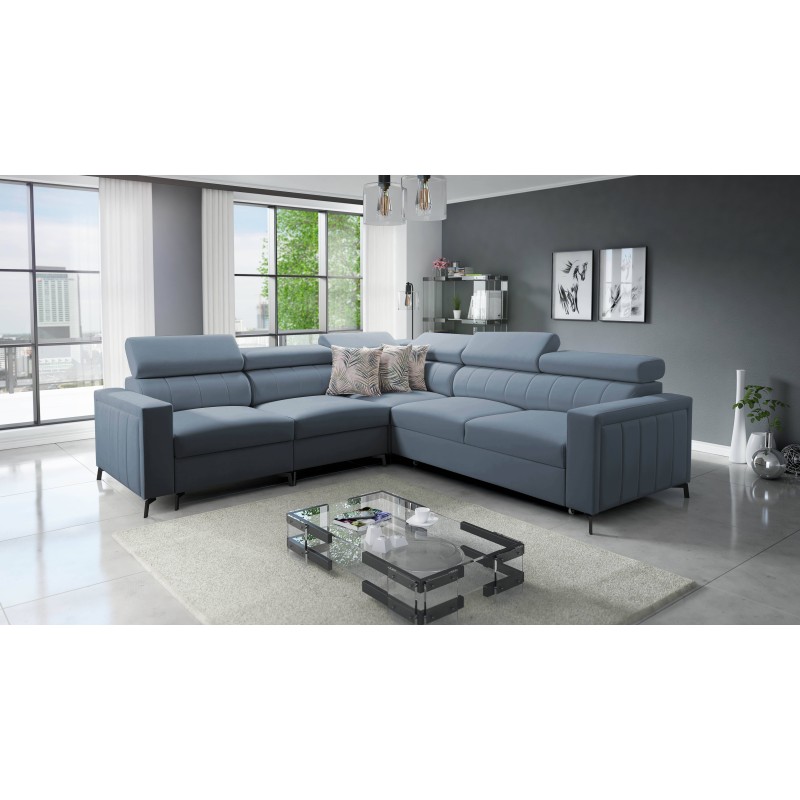 Narożnik Arco IV z funkcją spania, tkanina Velvet, Mono 239 - elegancja i funkcjonalność Narożnik Arco IV z funkcją spania, tkanina Velvet, Mono 239 - elegancja i funkcjonalność
