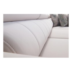 Ecksofa Arco IV mit Schlaffunktion, Stoff Velvet, Mono 244 + Kunstleder - Eleganz und Funktionalität Ecksofa Arco IV mit Schlaffunktion, Stoff Velvet, Mono 244 + Kunstleder - Eleganz und Funktionalität