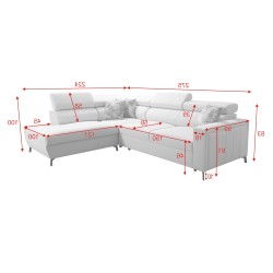 Narożnik Arco III maxi z funkcją spania - komfort i elegancja w jednym Narożnik Arco III maxi z funkcją spania - komfort i elegancja w jednym