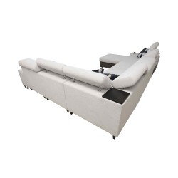 Narożnik w kształcie U Prestige IV mini z funkcją spania - doskonałe połączenie stylu i funkcjonalności Narożnik w kształcie U Prestige IV mini z funkcją spania - doskonałe połączenie stylu i funkcjonalności