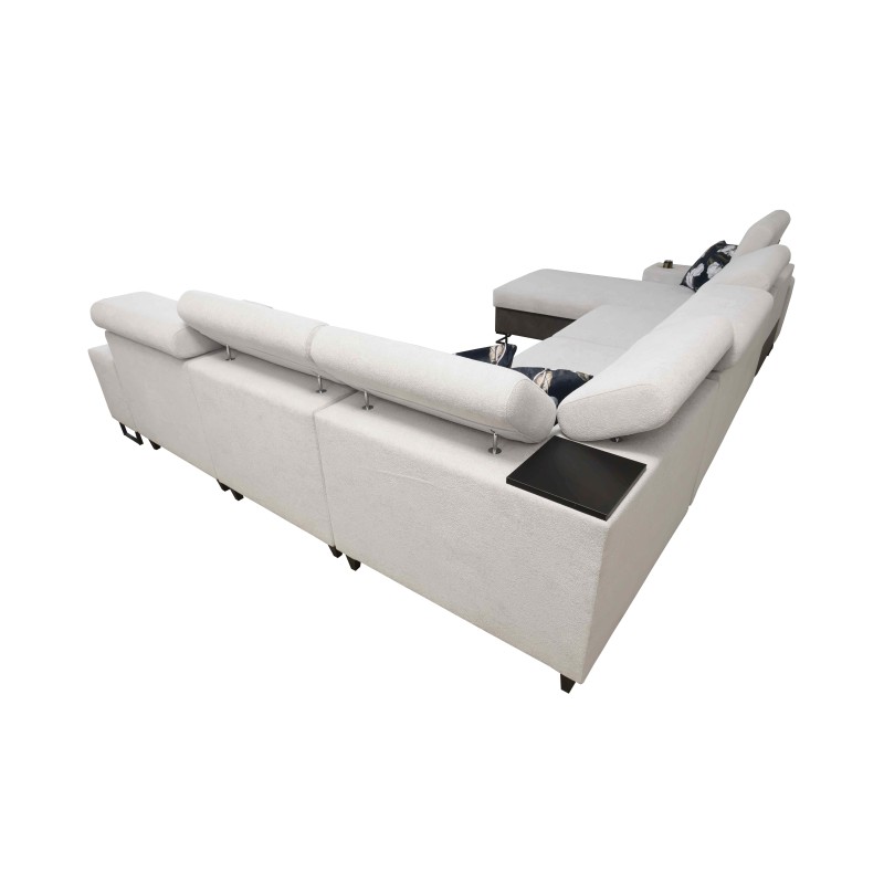 Narożnik w kształcie U Prestige IV mini z funkcją spania - doskonałe połączenie stylu i funkcjonalności Narożnik w kształcie U Prestige IV mini z funkcją spania - doskonałe połączenie stylu i funkcjonalności