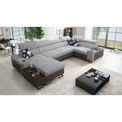 U-förmiges Ecksofa Prestige IV Mini mit Schlaffunktion - perfekte Kombination aus Stil und Funktionalität