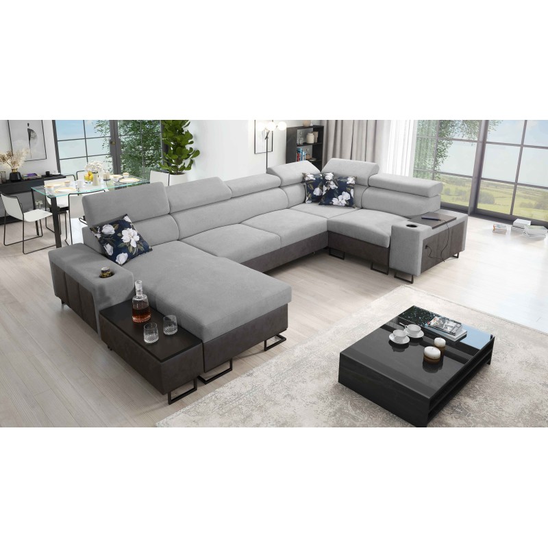 Prestige IV mini U-shaped corner sofa with sleeping function - a perfect combination of style and functionality