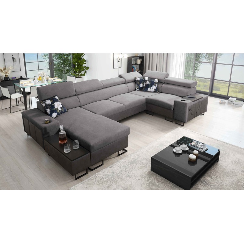 Prestige IV mini U-shaped corner sofa with sleeping function - a perfect combination of style and functionality