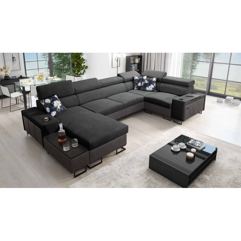 Prestige IV mini U-shaped corner sofa with sleeping function - a perfect combination of style and functionality