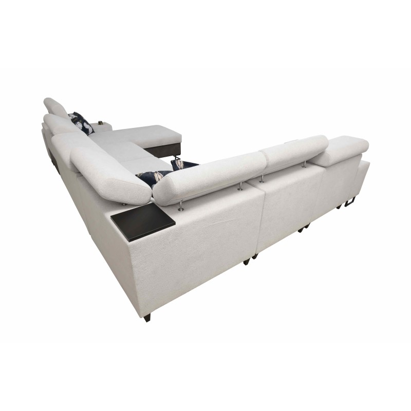 Narożnik w kształcie U Prestige IV mini z funkcją spania - doskonałe połączenie stylu i funkcjonalności Narożnik w kształcie U Prestige IV mini z funkcją spania - doskonałe połączenie stylu i funkcjonalności