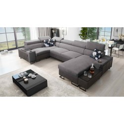 U-förmiges Ecksofa Prestige IV Mini mit Schlaffunktion - perfekte Kombination aus Stil und Funktionalität