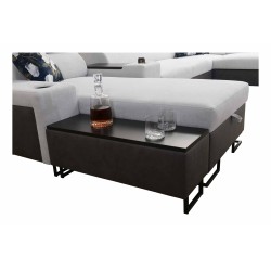 Narożnik w kształcie U Prestige IV maxi z funkcją spania i portem usb | Miękka w dotyku, Freya 210.11 + Tauro 8207 Narożnik w kształcie U Prestige IV maxi z funkcją spania i portem usb | Miękka w dotyku, Freya 210.11 + Tauro 8207