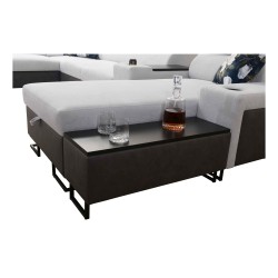 Narożnik w kształcie U Prestige IV maxi z funkcją spania i portem usb | Miękka w dotyku, Freya 210.18 + Tauro 8207 Narożnik w kształcie U Prestige IV maxi z funkcją spania i portem usb | Miękka w dotyku, Freya 210.18 + Tauro 8207