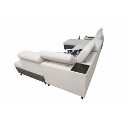 U-förmiges Sofa Prestige VI mit Schlaffunktion, Weich im Griff, Freya 210.04 + Tauro 8203, USB-Anschluss - Luxus in Ihrem Wohnzi U-förmiges Sofa Prestige VI mit Schlaffunktion, Weich im Griff, Freya 210.04 + Tauro 8203, USB-Anschluss - Luxus in Ihrem Wohnzi