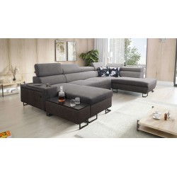 Narożnik w kształcie U Prestige VI z funkcją spania, Miękka w dotyku, Freya 210.23 + Tauro 8207, port USB - Luksus w Twoim salon Narożnik w kształcie U Prestige VI z funkcją spania, Miękka w dotyku, Freya 210.23 + Tauro 8207, port USB - Luksus w Twoim salon