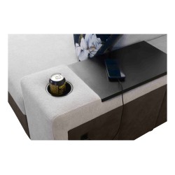 Narożnik w kształcie U Prestige VI z funkcją spania, Miękka w dotyku, Freya 210.04 + Tauro 8202, port USB - Luksus w Twoim salon Narożnik w kształcie U Prestige VI z funkcją spania, Miękka w dotyku, Freya 210.04 + Tauro 8202, port USB - Luksus w Twoim salon