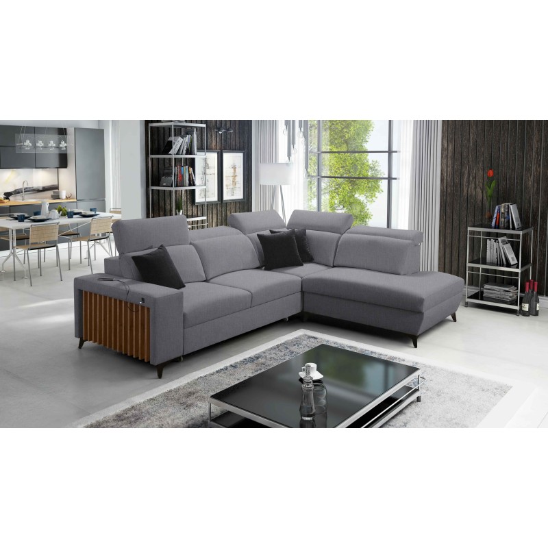 Ecksofa Alto VII mit Lamellen, Schlafunktion und verstellbar Ecksofa Alto VII mit Lamellen, Schlafunktion und verstellbar