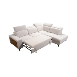 Ecksofa Alto VII mit Lamellen, Schlafunktion und verstellbar