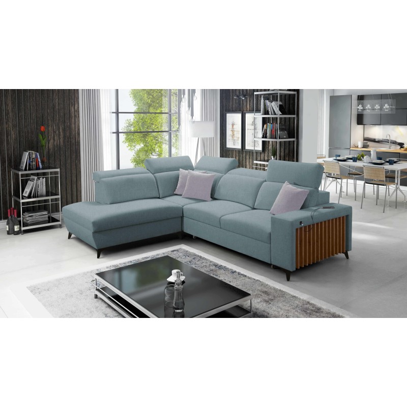 Ecksofa Alto VII mit Lamellen, Schlafunktion und verstellbar Ecksofa Alto VII mit Lamellen, Schlafunktion und verstellbar