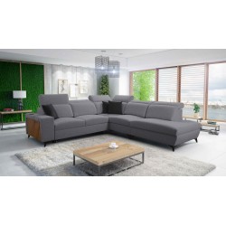 Ecksofa Alto IX mit Schlaffunktion, verstellbaren Kopfstützen und USB-Anschluss