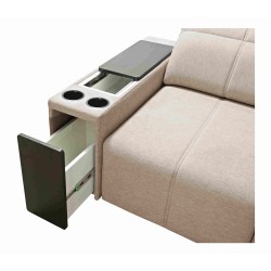 Elegante Ecksofa 'Milano XI Mix' aus Gewebestoff, Verita 88