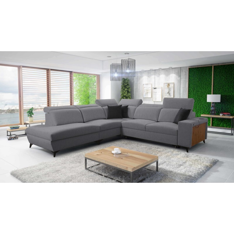 Ecksofa Alto IX mit Schlaffunktion, verstellbaren Kopfstützen und USB-Anschluss Ecksofa Alto IX mit Schlaffunktion, verstellbaren Kopfstützen und USB-Anschluss