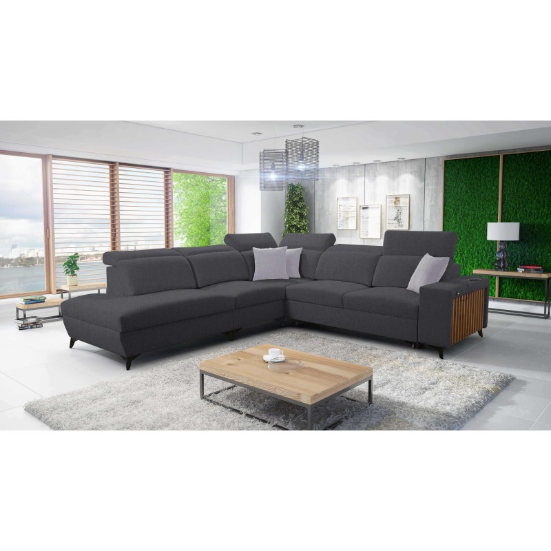 Ecksofa Alto IX mit Schlaffunktion, verstellbaren Kopfstützen und USB-Anschluss Ecksofa Alto IX mit Schlaffunktion, verstellbaren Kopfstützen und USB-Anschluss