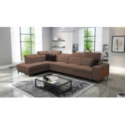 Ecksofa Alto XI mit Lamellen und Schlaffunktion - Eleganz und Funktionalität in einem