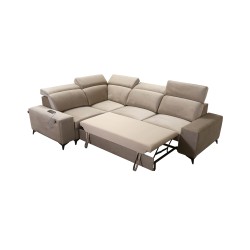 Alto II Mix Corner Sofa with Sleeping Function - Comfortable and Functional Furniture with Plecionka, Sawana 61 | Your Store Nam