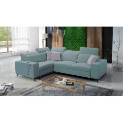 Esquinero Alto II Mix con función de cama - Mueble cómodo y funcional con Plecionka, Sawana 72 | Nombre de Tu Tienda