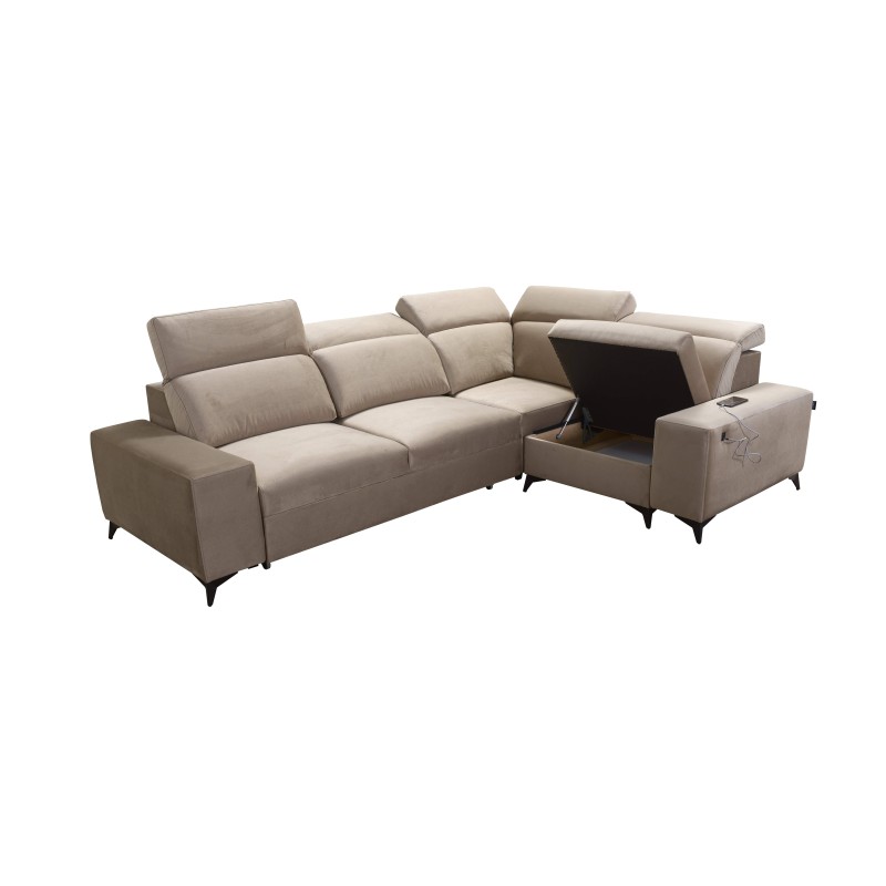Ecksofa Alto II Mix mit Schlaffunktion - Bequemes und funktionales Möbelstück aus Geflecht, Sawana 96 | Name Ihres Geschäfts Ecksofa Alto II Mix mit Schlaffunktion - Bequemes und funktionales Möbelstück aus Geflecht, Sawana 96 | Name Ihres Geschäfts