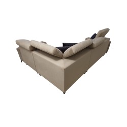 Ecksofa Alto II Mix mit Schlaffunktion - Bequemes und funktionales Möbelstück aus Geflecht, Sawana 96 | Name Ihres Geschäfts