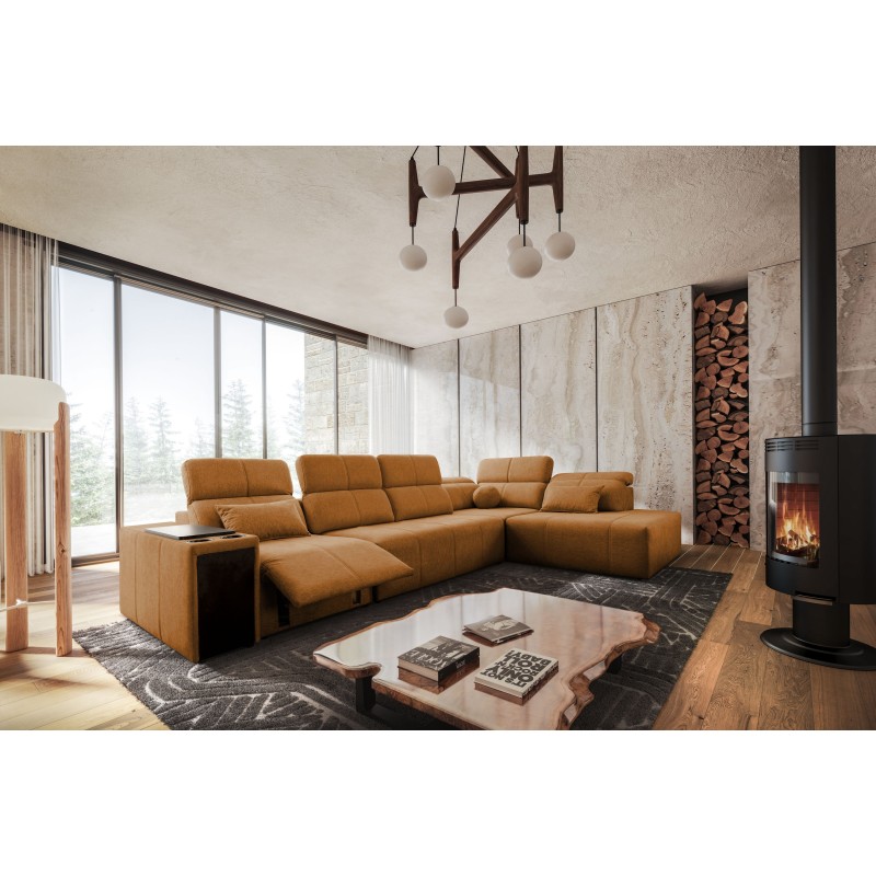 Elegante Ecksofa 'Milano XI Mix' aus Webstoff, Verita 54