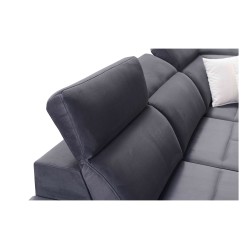 Luxury corner sofa Porto I with sleeping function - Velvet | Hydrophobic, Casablanca 2301 Luxury corner sofa Porto I with sleeping function - Velvet | Hydrophobic, Casablanca 2301