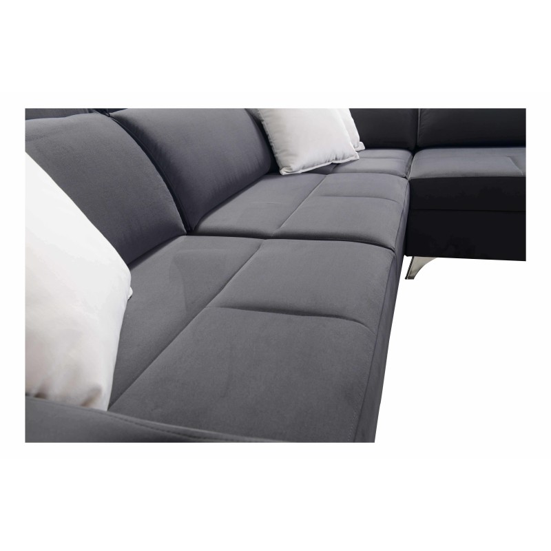 Ecksofa Porto II mit Schlaffunktion, ausziehbare Schublade, USB-Anschluss - Velours | Hydrophob, Casablanca 2313 Ecksofa Porto II mit Schlaffunktion, ausziehbare Schublade, USB-Anschluss - Velours | Hydrophob, Casablanca 2313