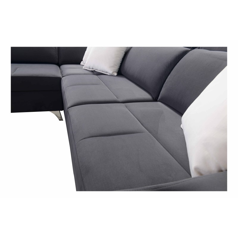 Porto II corner sofa with sleeping function, pull-out drawer, USB port - Velvet | Hydrophobic, Casablanca 2301 Porto II corner sofa with sleeping function, pull-out drawer, USB port - Velvet | Hydrophobic, Casablanca 2301