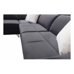 Porto II corner sofa with sleeping function, pull-out drawer, USB port - Velvet | Hydrophobic, Casablanca 2316 Porto II corner sofa with sleeping function, pull-out drawer, USB port - Velvet | Hydrophobic, Casablanca 2316