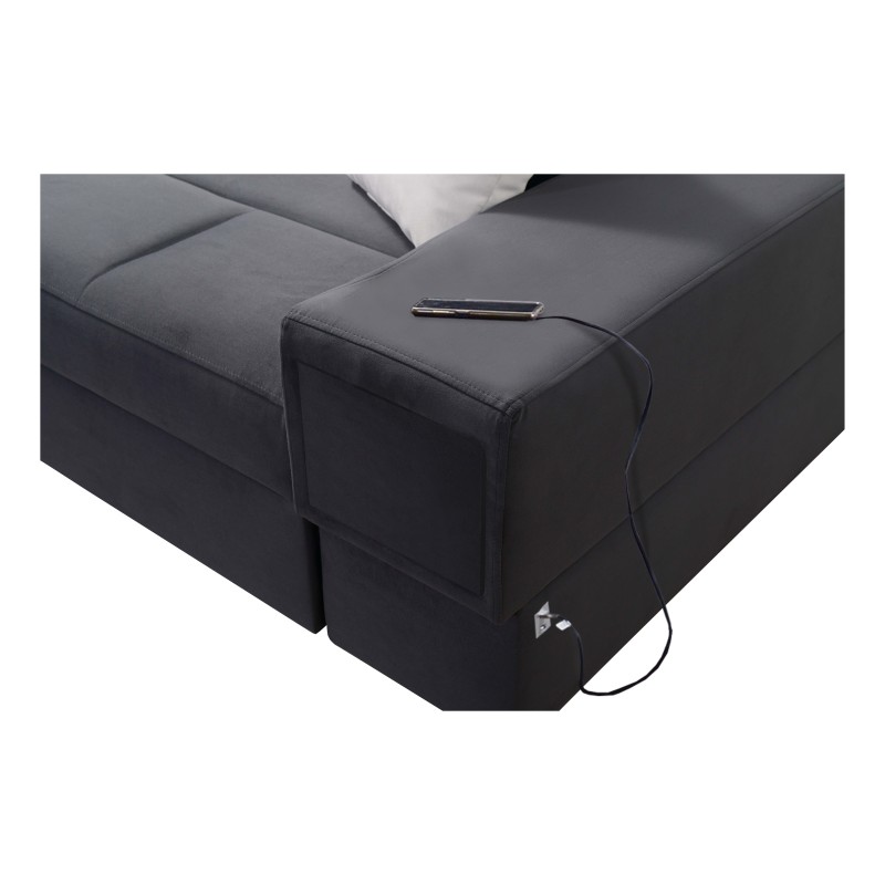 Кутовий диван Porto VII з функцією сну – Елегантні та функціональні меблі | [NAZWA SKLEPU]