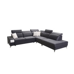 Porto IX Corner Sofa with Sleeping Function | Velvet | Water-Repellent, Casablanca 2316 | Adjustable Headrests | USB Port Porto IX Corner Sofa with Sleeping Function | Velvet | Water-Repellent, Casablanca 2316 | Adjustable Headrests | USB Port