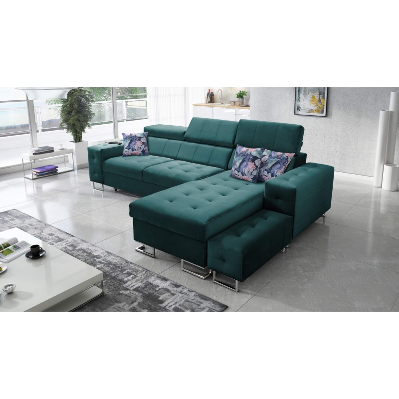 Fusion I Ecksofa mit Schlaffunktion, verstellbaren Kopfstützen und USB-Anschluss | Fusion Möbel Fusion I Ecksofa mit Schlaffunktion, verstellbaren Kopfstützen und USB-Anschluss | Fusion Möbel