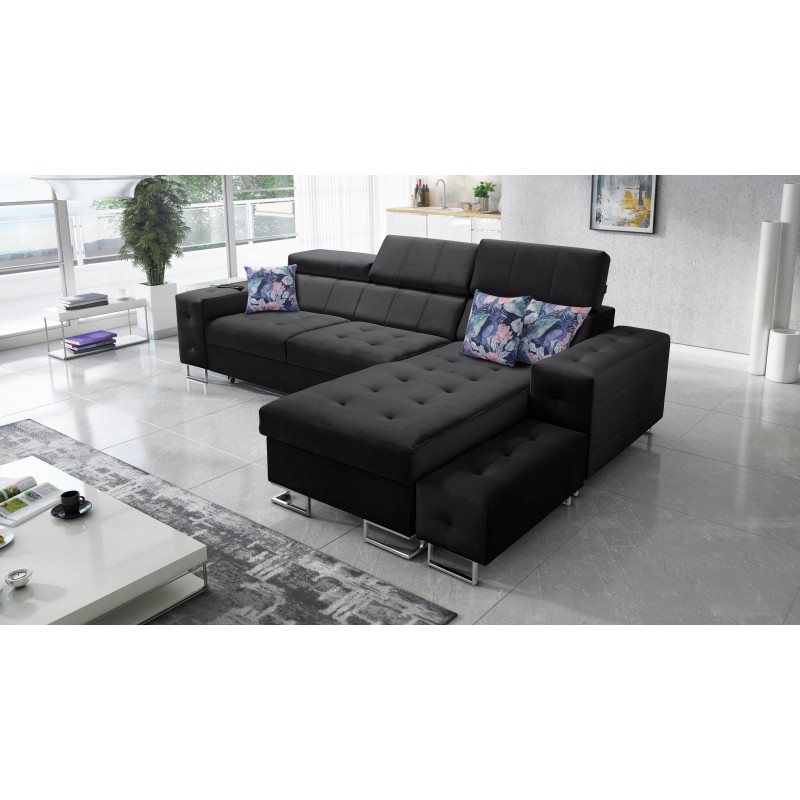 Fusion I Ecksofa mit Schlaffunktion, verstellbaren Kopfstützen und USB-Anschluss | Fusion Möbel Fusion I Ecksofa mit Schlaffunktion, verstellbaren Kopfstützen und USB-Anschluss | Fusion Möbel