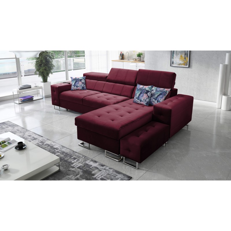 Fusion I Ecksofa mit Schlaffunktion, verstellbaren Kopfstützen und USB-Anschluss | Fusion Möbel Fusion I Ecksofa mit Schlaffunktion, verstellbaren Kopfstützen und USB-Anschluss | Fusion Möbel